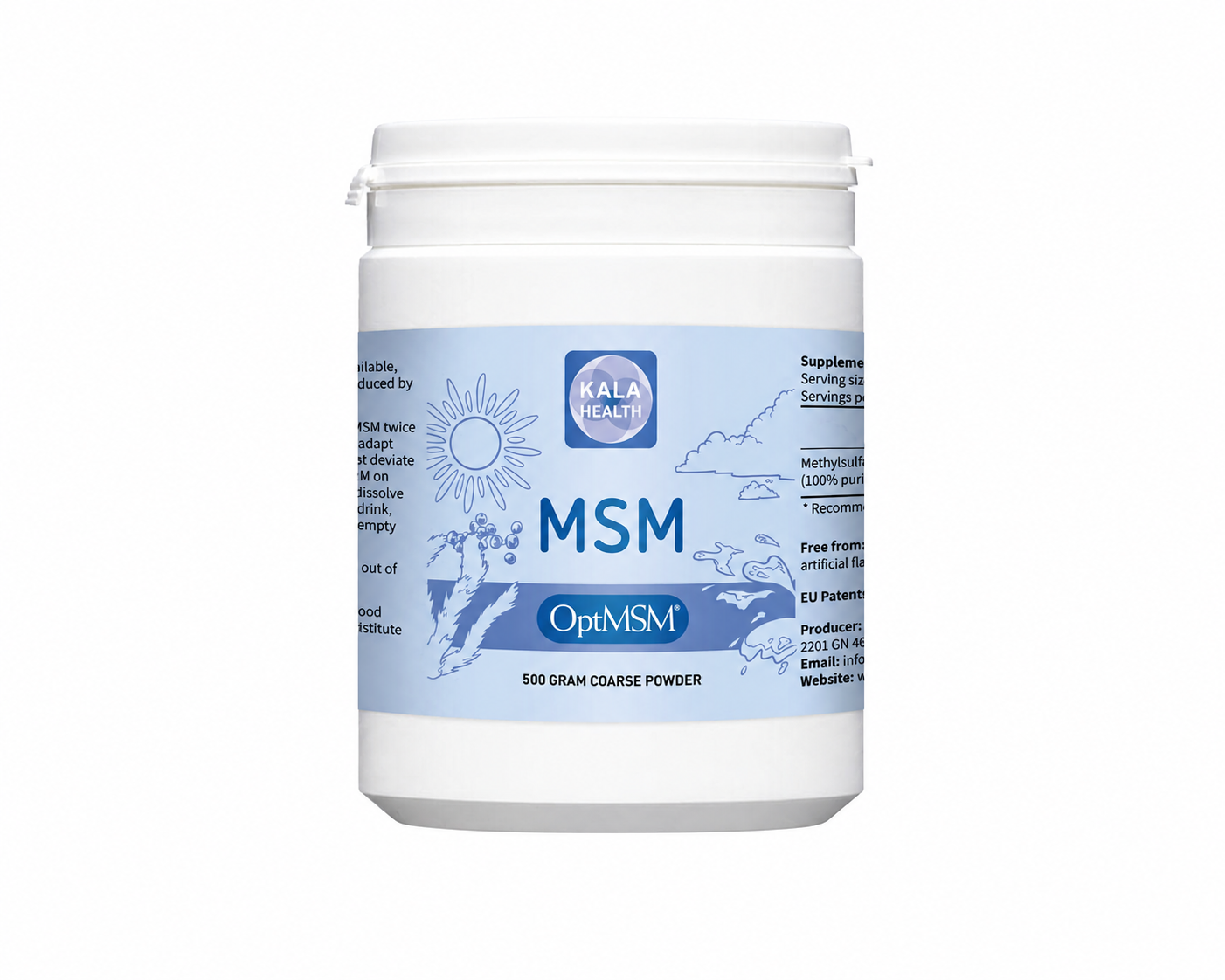 Kala Health OptiMSM® MSM — 500 g